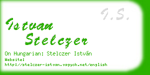 istvan stelczer business card